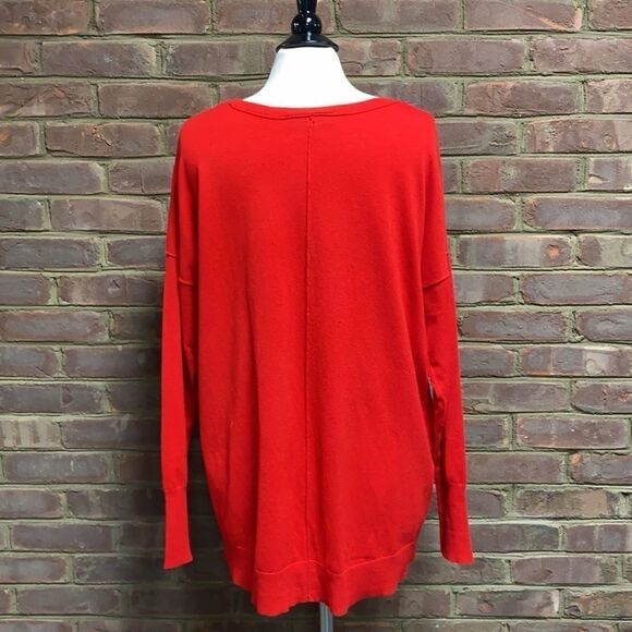 Lane Bryant Red Crew Neck Sweater Size 18/20 - Picture 3 of 7